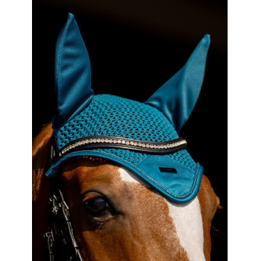 Capuz anti-moscas Equestrian Stockholm moderno Azul petróleo