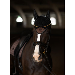 Capuz antimoscas Equestrian Stockholm Performance Mocha moderno Castanho