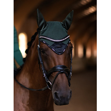 Capuz antimoscas Equestrian Stockholm Performance Verde sicômoro