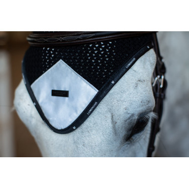 Touca antimoscas Reflective Equestrian Stockholm luminosa Preto brilhante Touca antimoscas Reflective Equestrian Stockholm luminosa Preto brilhante