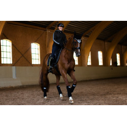 Touca antimoscas Reflective Equestrian Stockholm luminosa Preto brilhante Touca antimoscas Reflective Equestrian Stockholm luminosa Preto brilhante