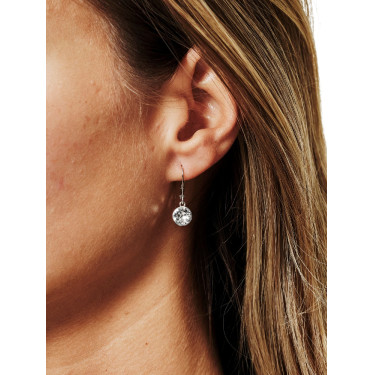 Brincos Equestrian Stockholm Crystal Timeless branco glimmer Brincos Equestrian Stockholm Crystal Timeless branco glimmer