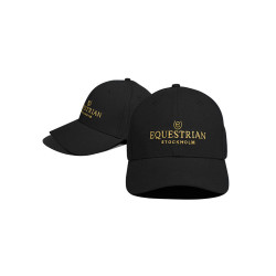 Boné Equestrian Stockholm Preto dourado