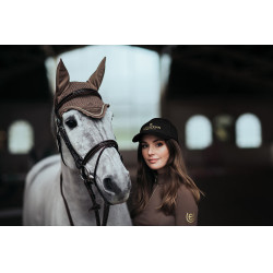 Boné Equestrian Stockholm Preto dourado