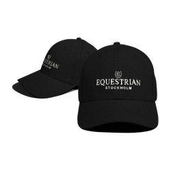 Boné Equestrian Stockholm Preto branco