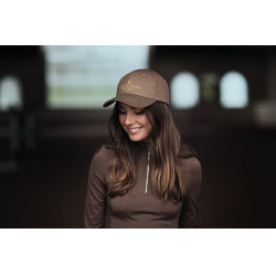Boné Equestrian Stockholm Champanhe Bege