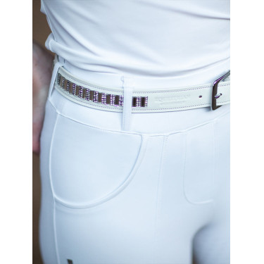 Cinto Equestrian Stockholm Branco perfeição