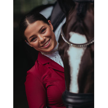 Meias de equitação Equestrian Stockholm Cristal Branco