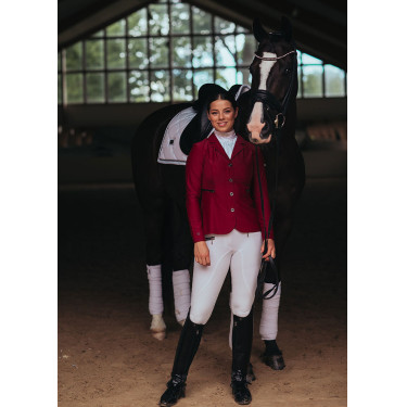Meias de equitação Equestrian Stockholm Cristal Branco