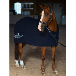 Manta de lã Equestrian Stockholm moderna e técnica Tecnologia moderna marinha