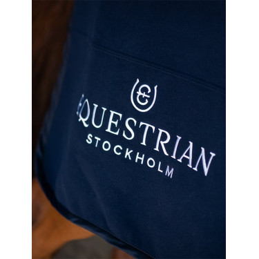 Manta de lã Equestrian Stockholm moderna e técnica Tecnologia moderna marinha