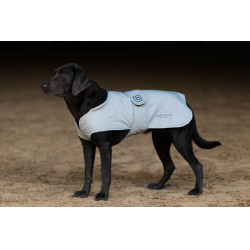 Manta para cão Equestrian Stockholm Reflective Preto brilhante