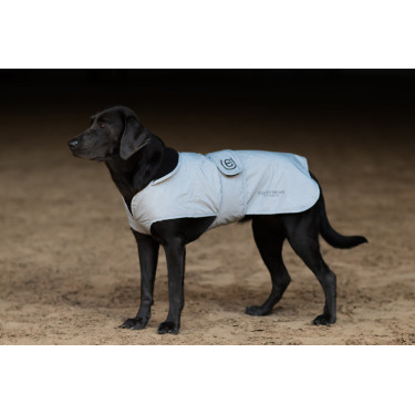 Manta para cão Equestrian Stockholm Reflective Preto brilhante