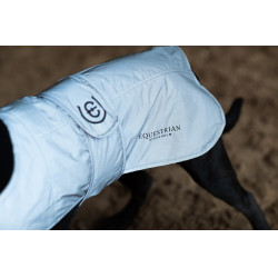 Manta para cão Equestrian Stockholm Reflective Preto brilhante