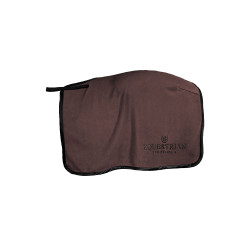 Capa de dorso quadrada Equestrian Stockholm em lã polar Mocha moderno