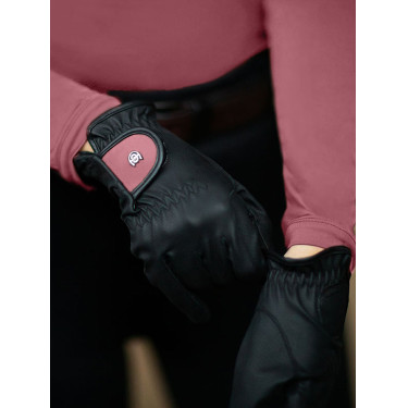Luvas de equitação Equestrian Stockholm Motion Rosa âmbar
