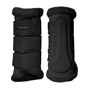 Guetes de dressage Equestrian Stockholm Todo preto