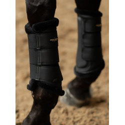 Guetes de dressage Equestrian Stockholm Preto dourado