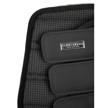 Guarnições de dressage Equestrian Stockholm em malha Edição Noir Preto Guarnições de dressage Equestrian Stockholm em malha Edição Noir Preto