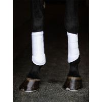 Guarnições de dressage Equestrian Stockholm em malha Todo preto