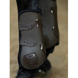 Guêtres Equestrian Stockholm anatômicas Castanho