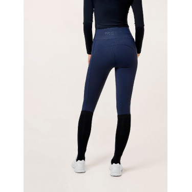 Legging de equitação Equestrian Stockholm Movement feminino Tudo marinho Azul-marinho Legging de equitação Equestrian Stockholm Movement feminino Tudo marinho Azul-marinho