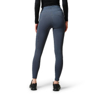 Legging de equitação Equestrian Stockholm Movement feminino Cinzento