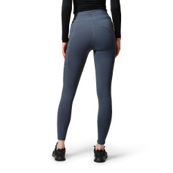 Legging de equitação Equestrian Stockholm Movement feminino Cinzento