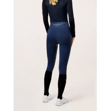 Legging de equitação Equestrian Stockholm Movement feminino Marinho Azul-marinho