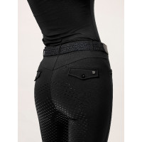 Legging de equitação Equestrian Stockholm Premium feminino Preto Legging de equitação Equestrian Stockholm Premium feminino Preto