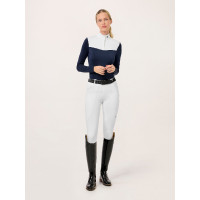 Legging de equitação Equestrian Stockholm Premium feminino Bege