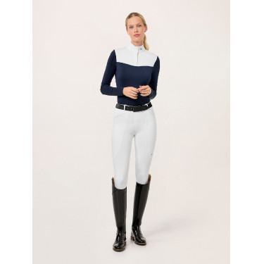Legging de equitação Equestrian Stockholm Premium feminino Branco