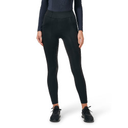 Legging de equitação Equestrian Stockholm Supreme feminino Todo preto