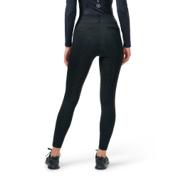Legging de equitação Equestrian Stockholm Supreme feminino Todo preto