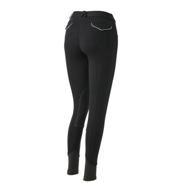 Calça Equithème Pro Antracite / branco Cinzento