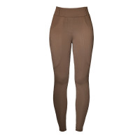 Legging de equitação Equestrian Stockholm Supreme feminino Champanhe Bege