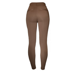 Legging de equitação Equestrian Stockholm Supreme feminino Champanhe Bege
