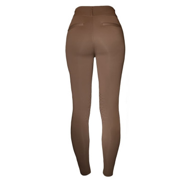 Legging de equitação Equestrian Stockholm Supreme feminino Champanhe Bege