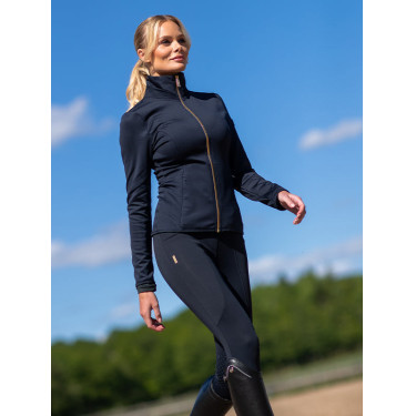Legging de equitação Equestrian Stockholm Supreme feminino Clássico Royal Azul Legging de equitação Equestrian Stockholm Supreme feminino Clássico Royal Azul