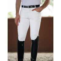 Calças de equitação Equestrian Stockholm Active homem Branco