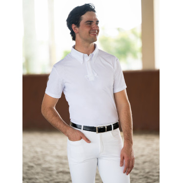 Calças de equitação Equestrian Stockholm Active homem Branco