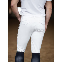 Calças de equitação Equestrian Stockholm Active homem Branco