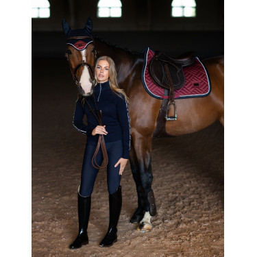 Calças de equitação Equestrian Stockholm Airflow feminino Luxo