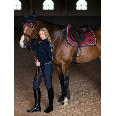 Calças de equitação Equestrian Stockholm Airflow feminino Luxo