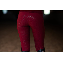 Calças de equitação Equestrian Stockholm Elite feminina Bordéus Bord&amp;amp;amp;ocirc;