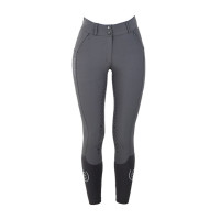 Calças de equitação Equestrian Stockholm Elite feminina Cinzento Calças de equitação Equestrian Stockholm Elite feminina Cinzento