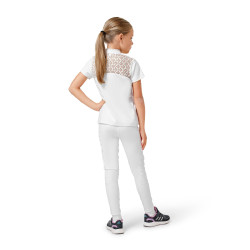 Polo de competição Equestrian Stockholm Crystal Champion Young Rider Branco Polo de competição Equestrian Stockholm Crystal Champion Young Rider Branco