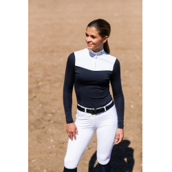 Polo de concurso de manga comprida Equestrian Stockholm refined mulher Marinho Azul-marinho Polo de concurso de manga comprida Equestrian Stockholm refined mulher Marinho Azul-marinho