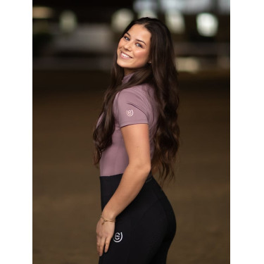 Polo Illusion Equestrian Stockholm de manga curta para mulher Anémona