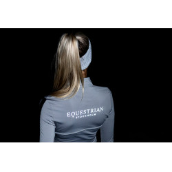 Polo de mangas compridas Equestrian Stockholm Reflective Power feminino Preto brilhante Polo de mangas compridas Equestrian Stockholm Reflective Power feminino Preto brilhante